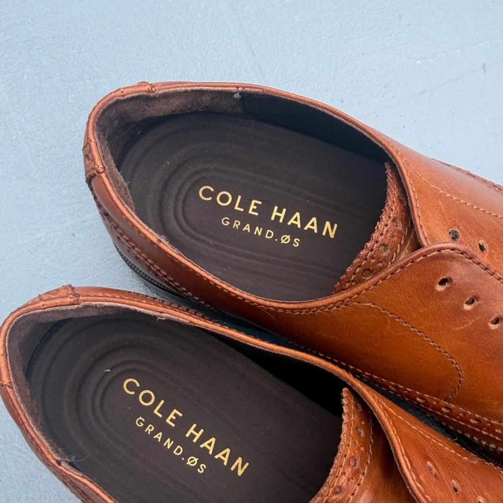 Cole Haan Brown Leather Men's Oxfords